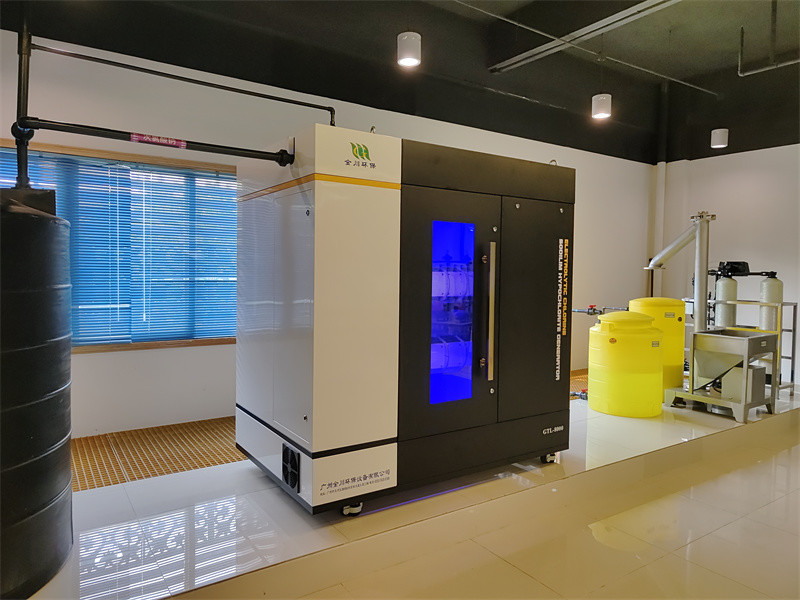 8kg/H 0.8% Salt Water Type Sodium Hypochlorite Generator For Tap Water Disinfection